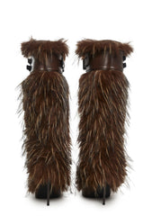 Strut Era Faux Fur Lace Up Boots