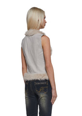 Washed Twill Vest Top