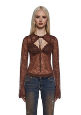 Gossip Queen Top And Shrug Set