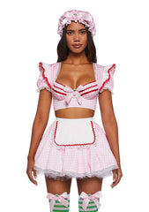 Strawberry Confection Girl Costume