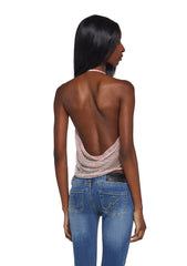 Dance Beats Cowl Top