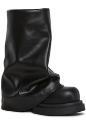 Ego Foldover Boots - Black