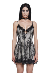 Dove Faithfully Doomed Lace Dress