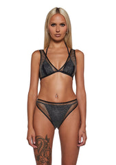 Think Pink Rhinestone 2-Piece Shorts Set