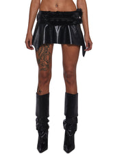 Ego Handkerchief Mini Skirt With Belt