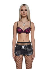 Punk Lust Rhinestone Bra