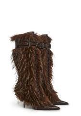 Strut Era Faux Fur Lace Up Boots
