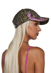 Embroidered Camo Flame Hat