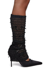 Just Like Me Leg Warmer Pumps