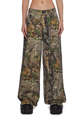 Sinful Attitude Wide Leg Jeans - Camo