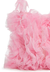 Sentimental Beauty Ruffled Shoulder Bag