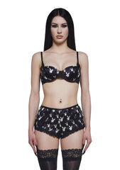 Lounge Bunny 2-Piece Short Set - Black