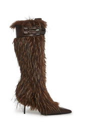 Strut Era Faux Fur Lace Up Boots