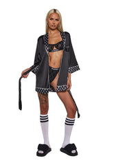 Playboy Bunny Smoke Lounge Robe