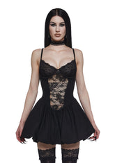Dark Glow Lace Dress