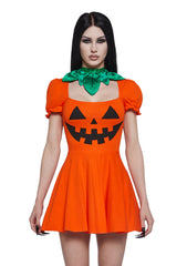 Happy Pumpkin Mini Dress