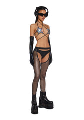 Electronica Fishnet Chaps