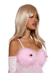 Fembot Babe Wig & Costume Set