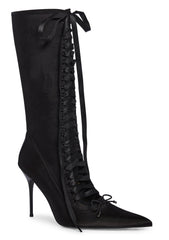 Scandalous Seduction Heeled Boots - Black