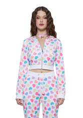 Loyal Maneater Velour Track Jacket - Multi