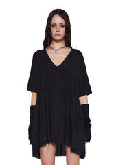 Not Your Babydoll Dress - Black
