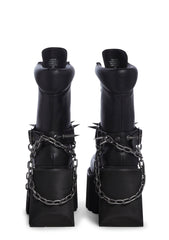 World On Edge Combat Boots