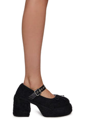 Twirling Perfection Mary Janes - Black