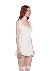 Wildflower Fables Mini Dress - Ivory