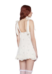 Wildflower Fables Mini Dress - Ivory