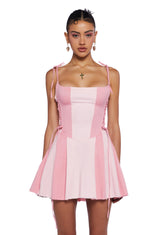 Lady’s Dilemma Mini Dress - Pink