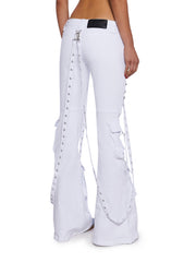 Aurora Cargo Jeans - White