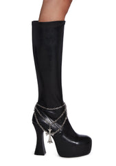 Wicked Descent Knee High Boots