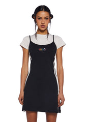 Y2K Vibes 2-In-1 Tank Dress