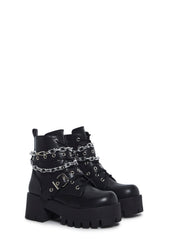Bad Girl Blues Platform Boots