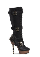 Muerto-2028 Platform Knee High Boots