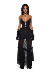 Imagined West Maxi Dress - Black