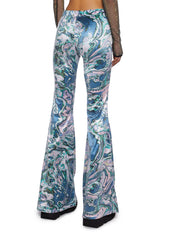Techno Angel Sequin Flare Pants