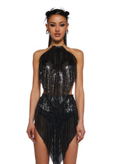 Futurism Flash Halter Top