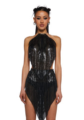 Futurism Flash Halter Top