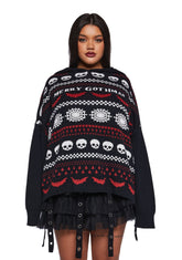 Baddie List Knit Sweater