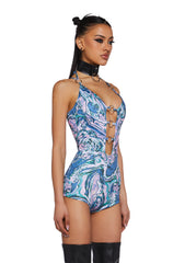 Techno Angel Romper