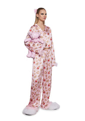 Love Surrounds Me Pajama Top - Pink