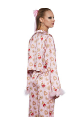 Love Surrounds Me Pajama Top - Pink