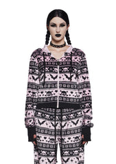 Deck The Skulls Zip-Up Hoodie