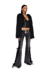 Across The Crowd Flare Jeans