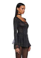 Ball Drop Glitter Playsuit