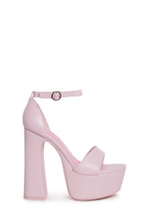 Holy Revelation Pure Platform Heels - Pink