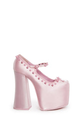 Outspoken Charmer Platform Mary Janes