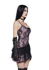 Eclipsed Romance Lace Mini Dress