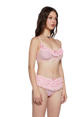 Love Strings Ruffled Bra